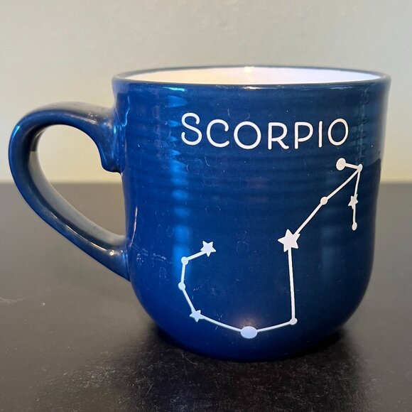 Scorpio Zodiac Horoscope Astrology Constellation Mug ~ Indigo Blue - Picture 2 of 5